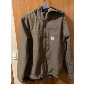 NWT Rain Defender Relaxed Fit Midweight Softshell Hooded Jacket